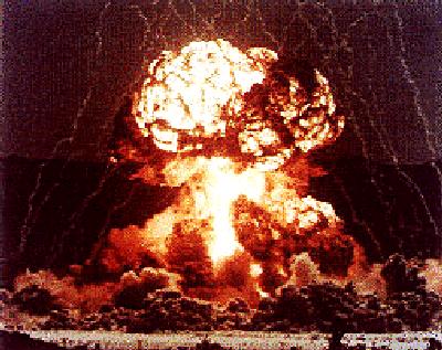 Atomic Bomb Explosion (U.S. Army Photo)